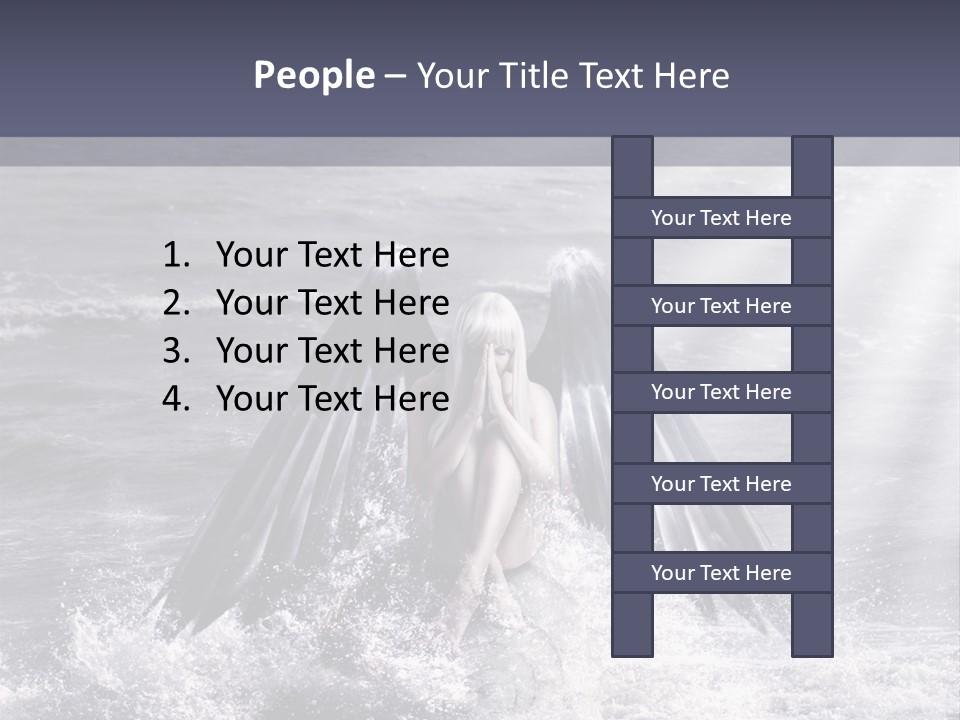Sea Ocean Fairy PowerPoint Template