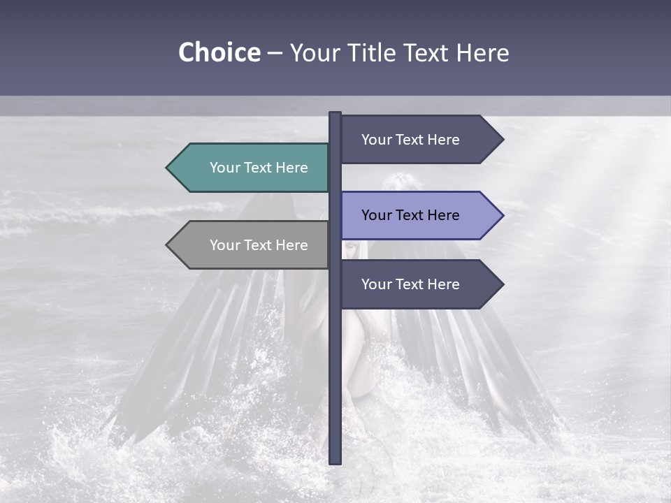 Sea Ocean Fairy PowerPoint Template