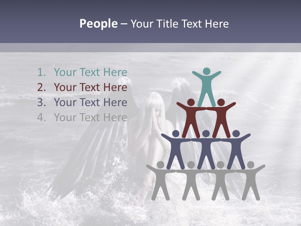 Sea Ocean Fairy PowerPoint Template