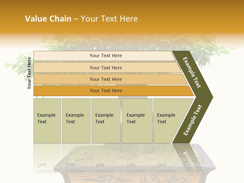 Plant Ficus Small PowerPoint Template