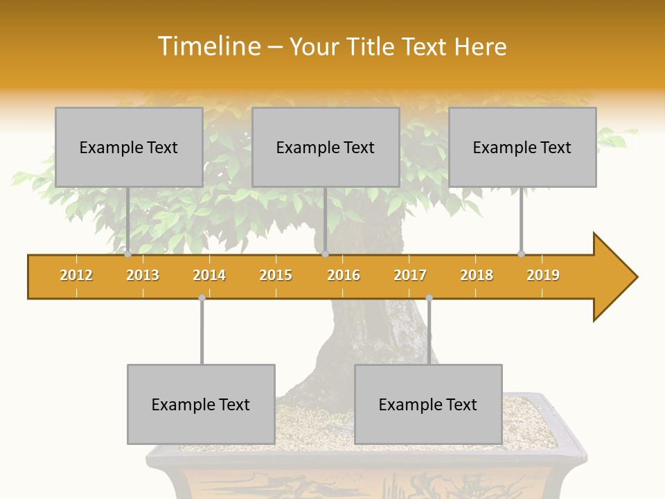 Plant Ficus Small PowerPoint Template