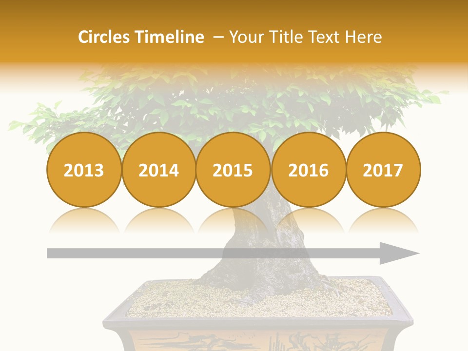 Plant Ficus Small PowerPoint Template