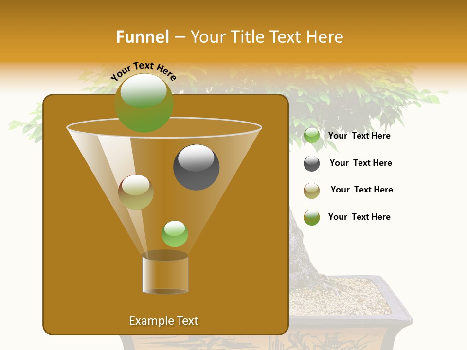 Plant Ficus Small PowerPoint Template