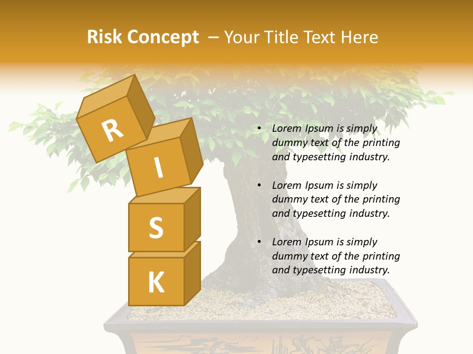 Plant Ficus Small PowerPoint Template