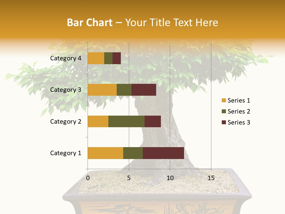 Plant Ficus Small PowerPoint Template