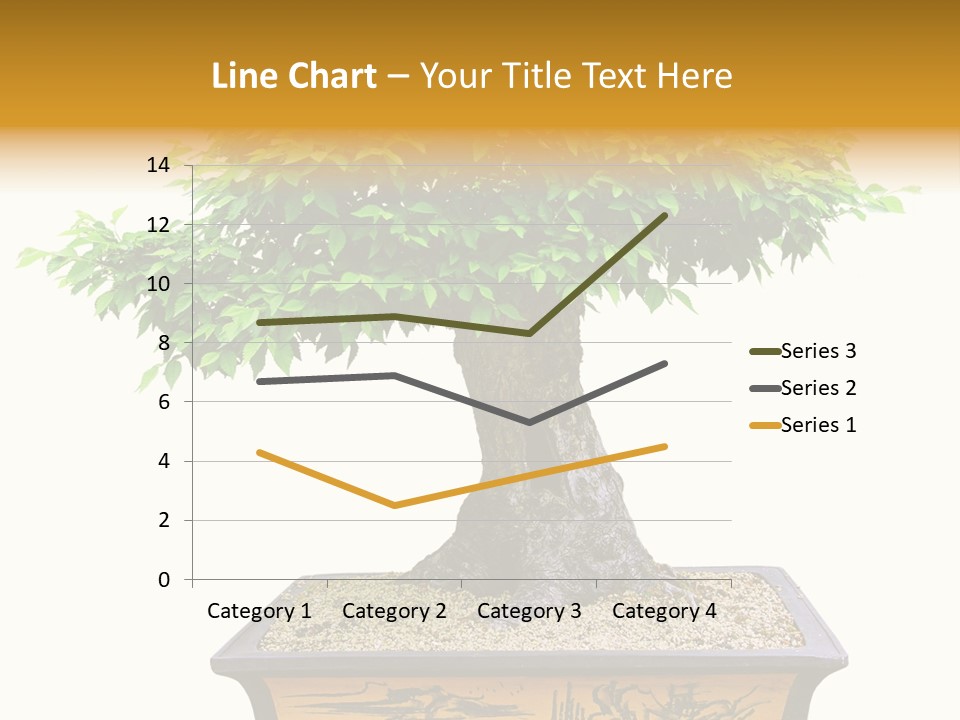 Plant Ficus Small PowerPoint Template