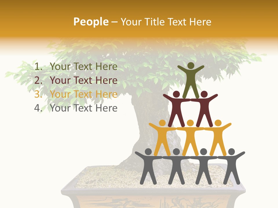 Plant Ficus Small PowerPoint Template