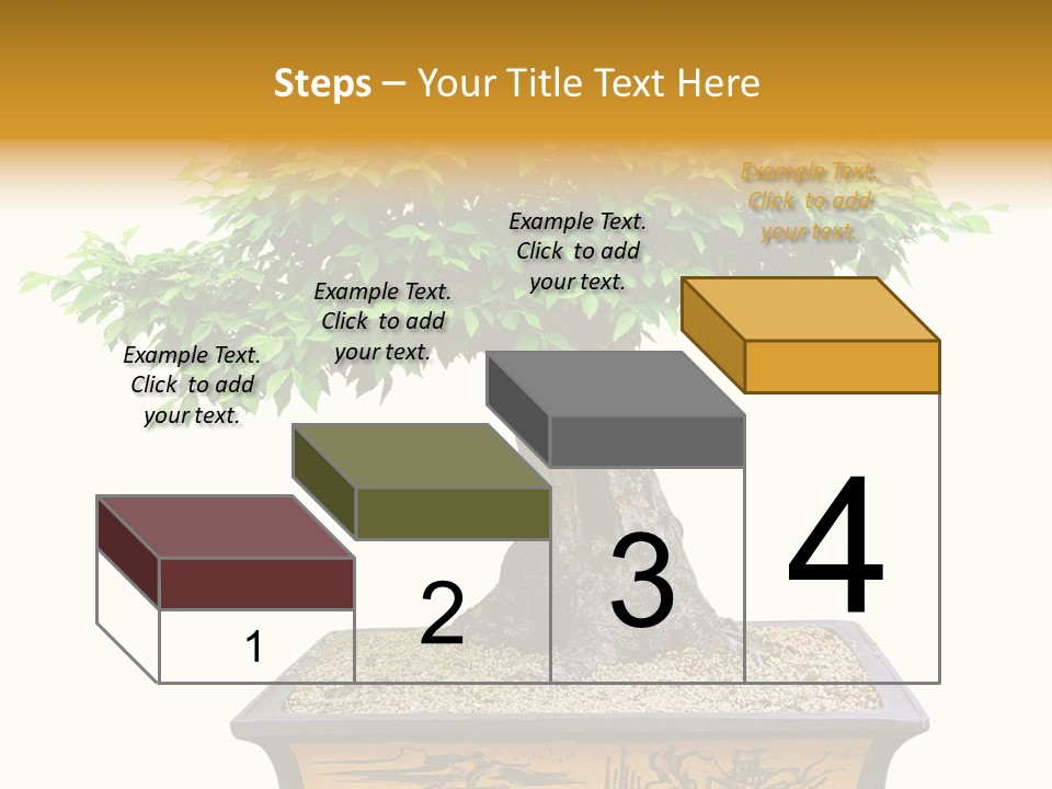 Plant Ficus Small PowerPoint Template