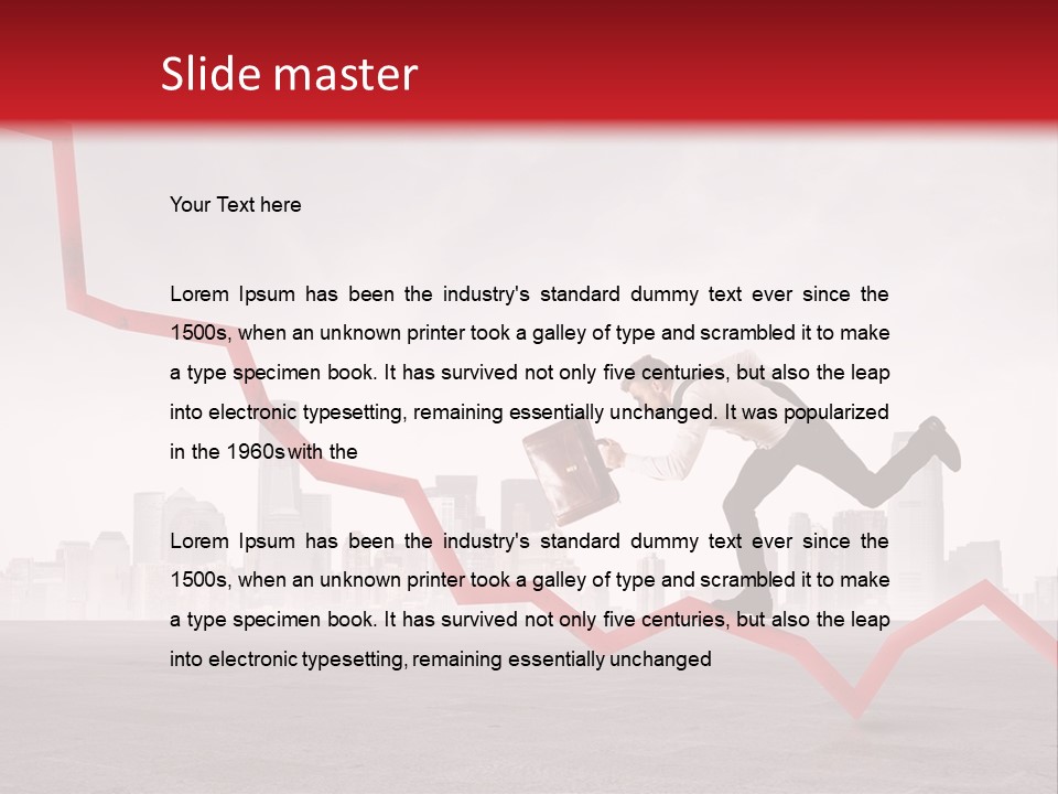 Opportunity Economy Economic PowerPoint Template