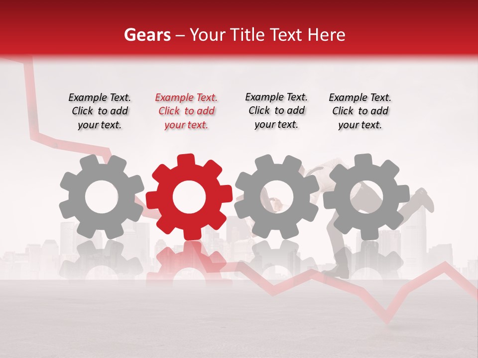 Opportunity Economy Economic PowerPoint Template