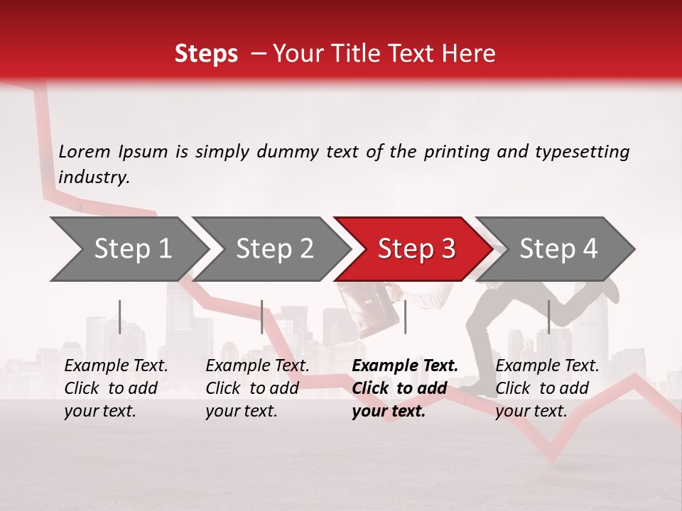 Opportunity Economy Economic PowerPoint Template