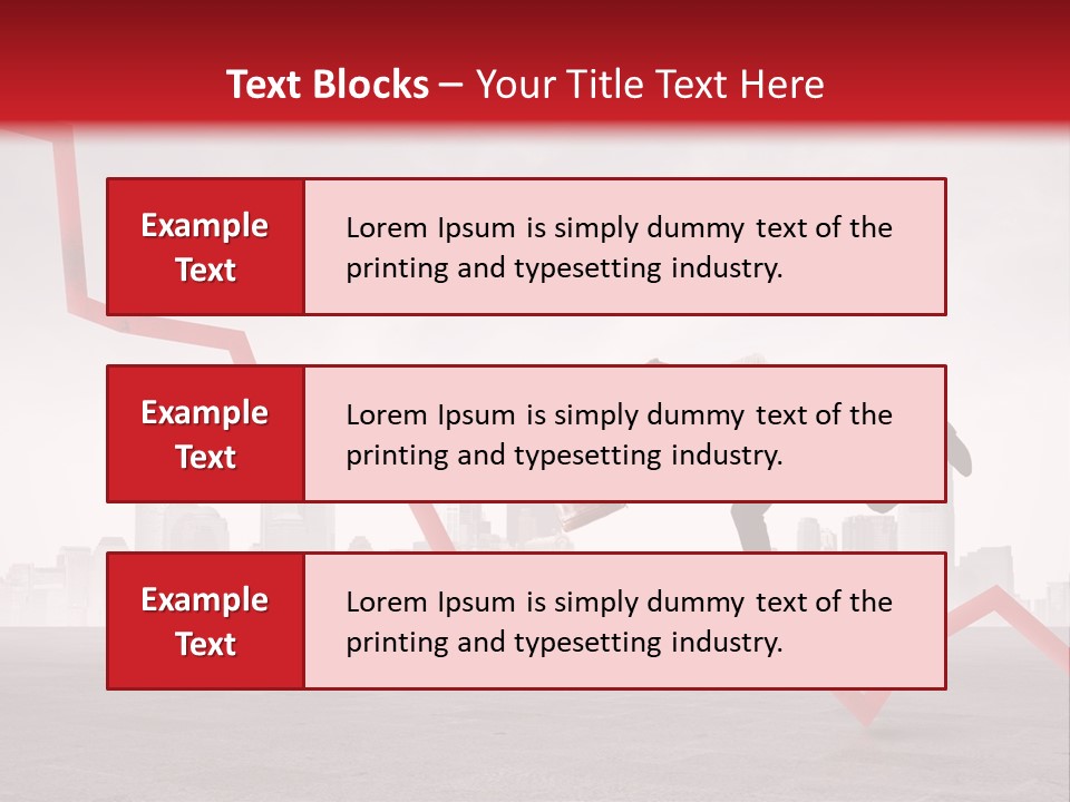 Opportunity Economy Economic PowerPoint Template