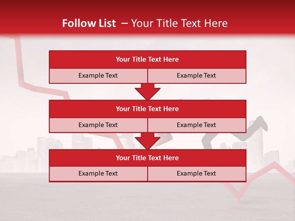 Opportunity Economy Economic PowerPoint Template