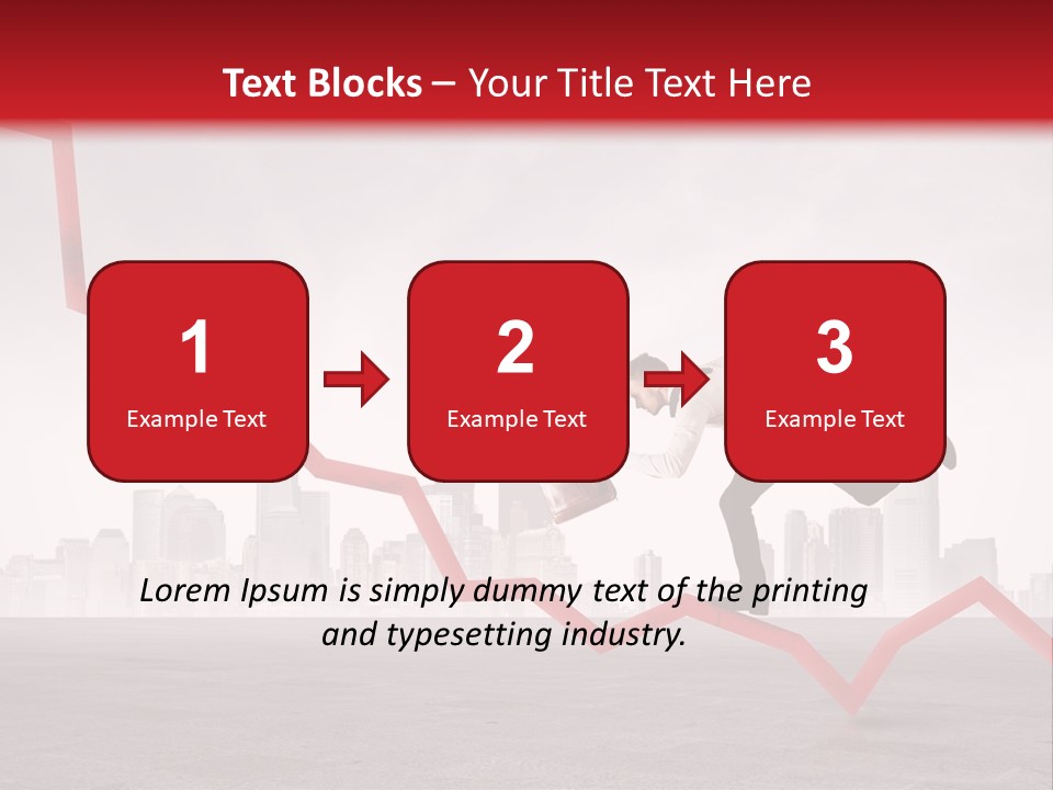 Opportunity Economy Economic PowerPoint Template