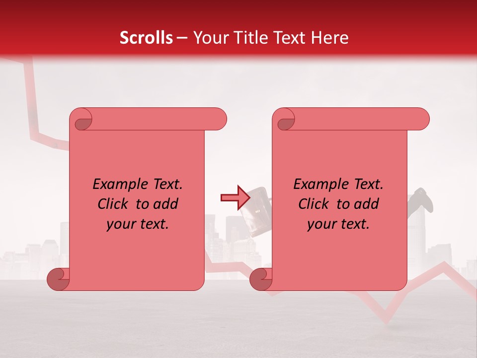 Opportunity Economy Economic PowerPoint Template