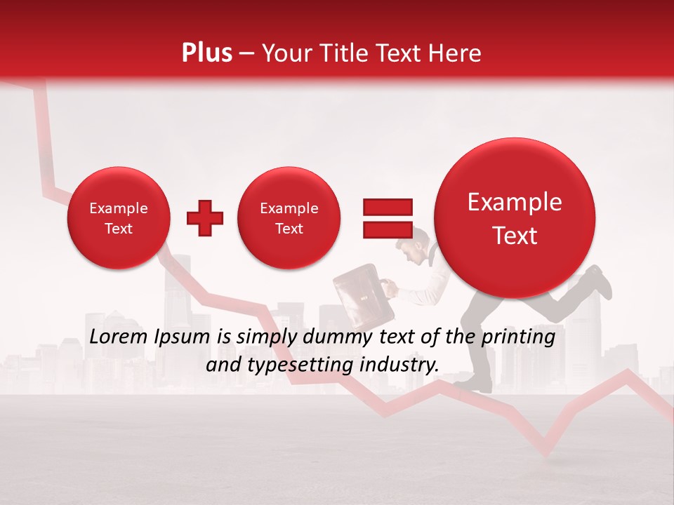 Opportunity Economy Economic PowerPoint Template