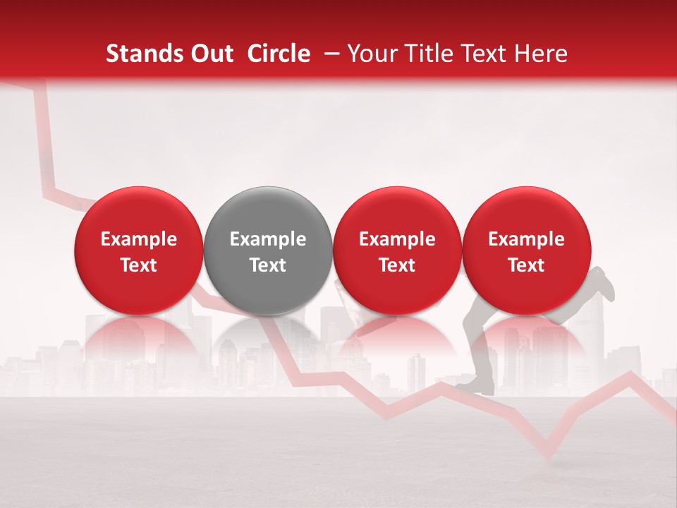 Opportunity Economy Economic PowerPoint Template