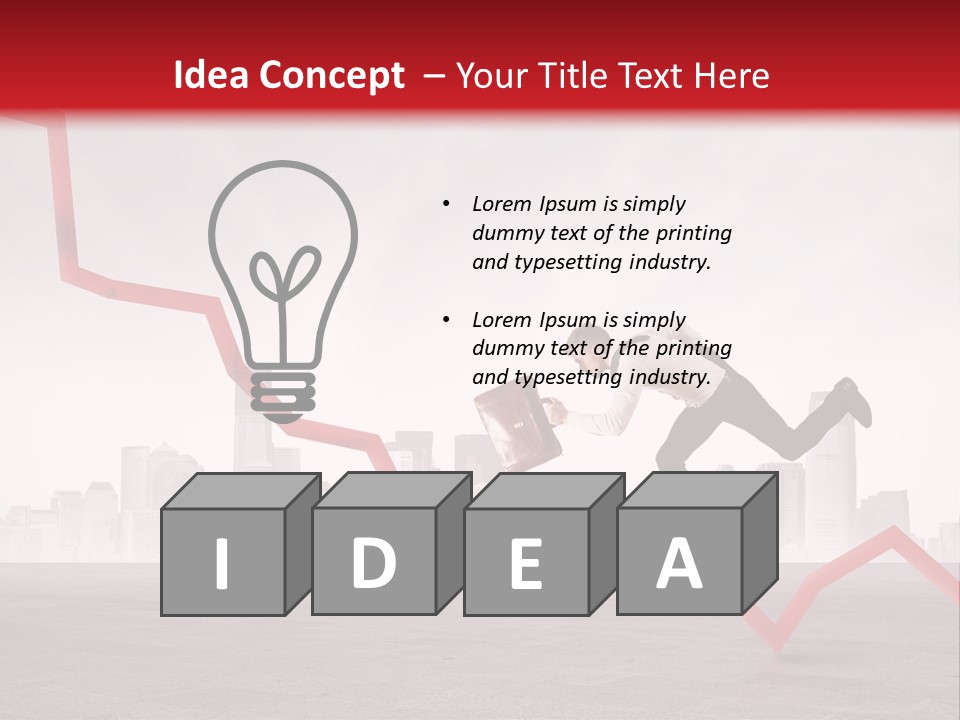 Opportunity Economy Economic PowerPoint Template