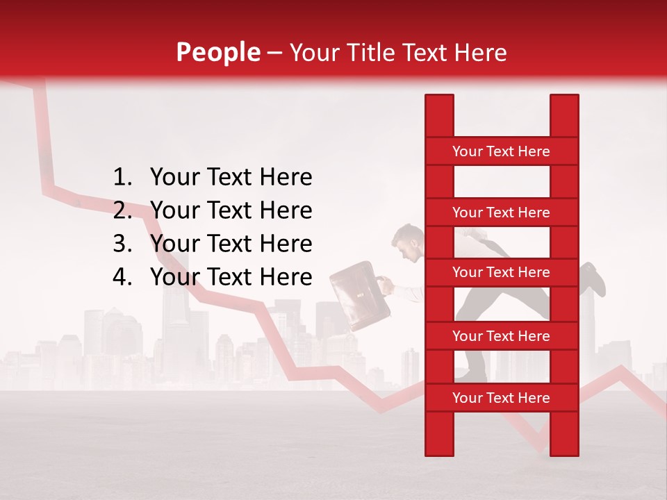 Opportunity Economy Economic PowerPoint Template