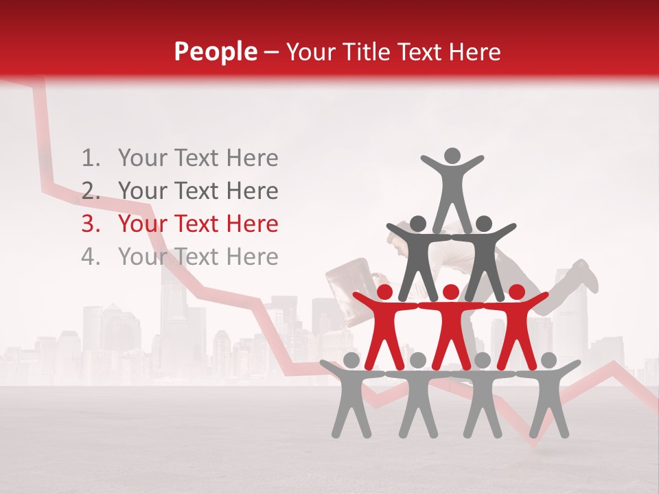 Opportunity Economy Economic PowerPoint Template