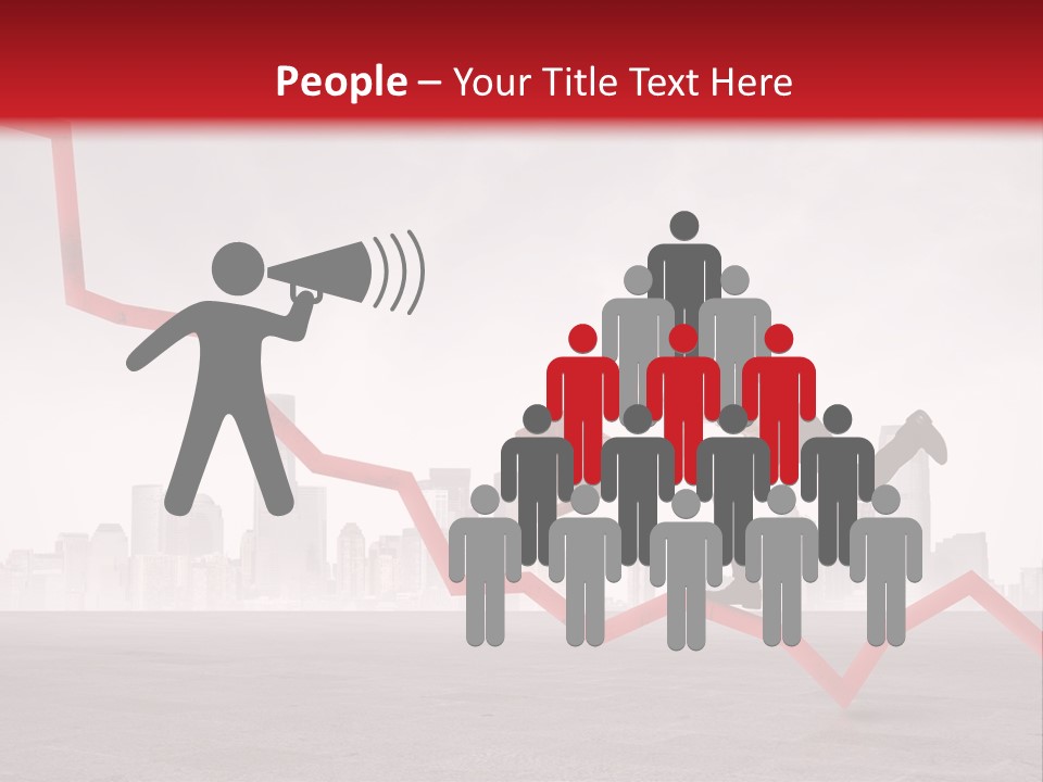 Opportunity Economy Economic PowerPoint Template