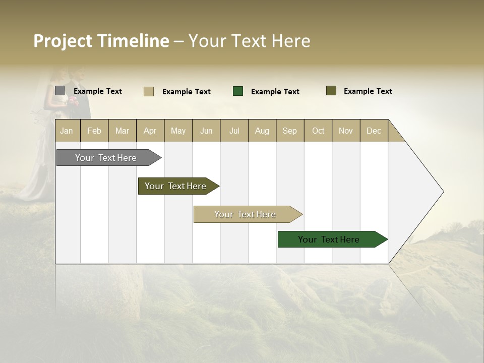Marriage Look Caucasian PowerPoint Template