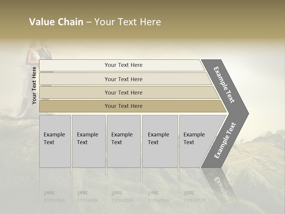 Marriage Look Caucasian PowerPoint Template