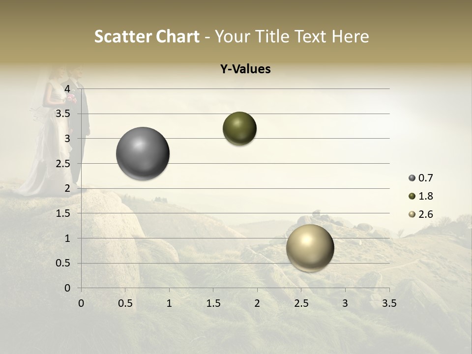 Marriage Look Caucasian PowerPoint Template