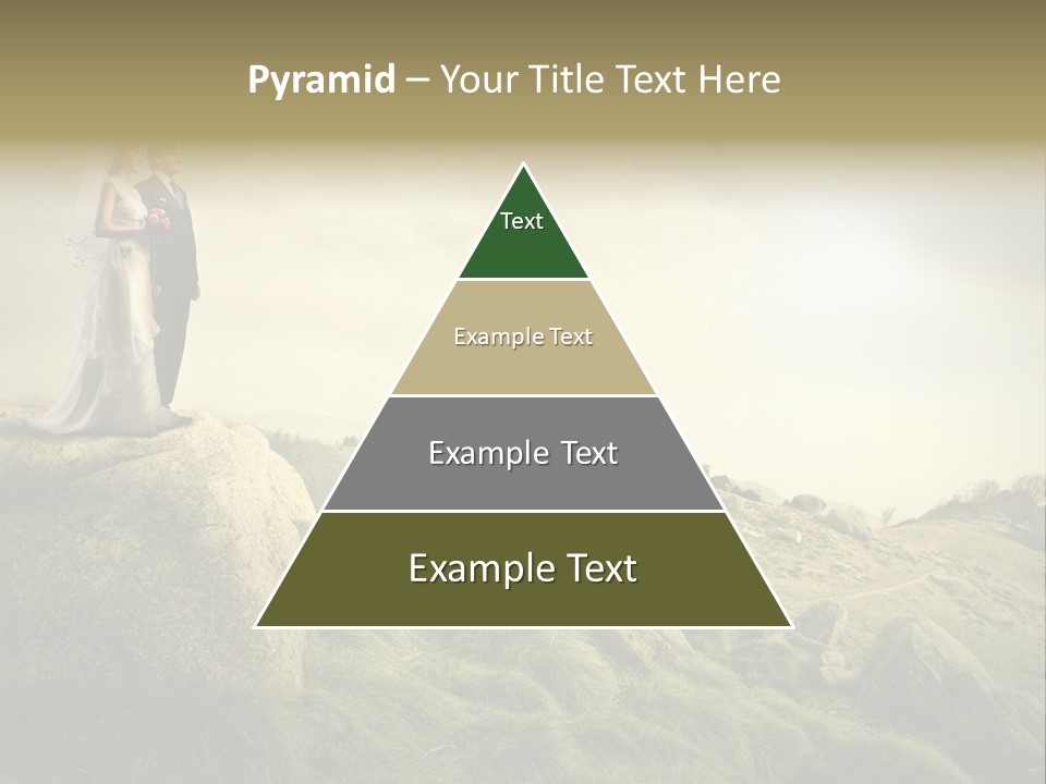 Marriage Look Caucasian PowerPoint Template