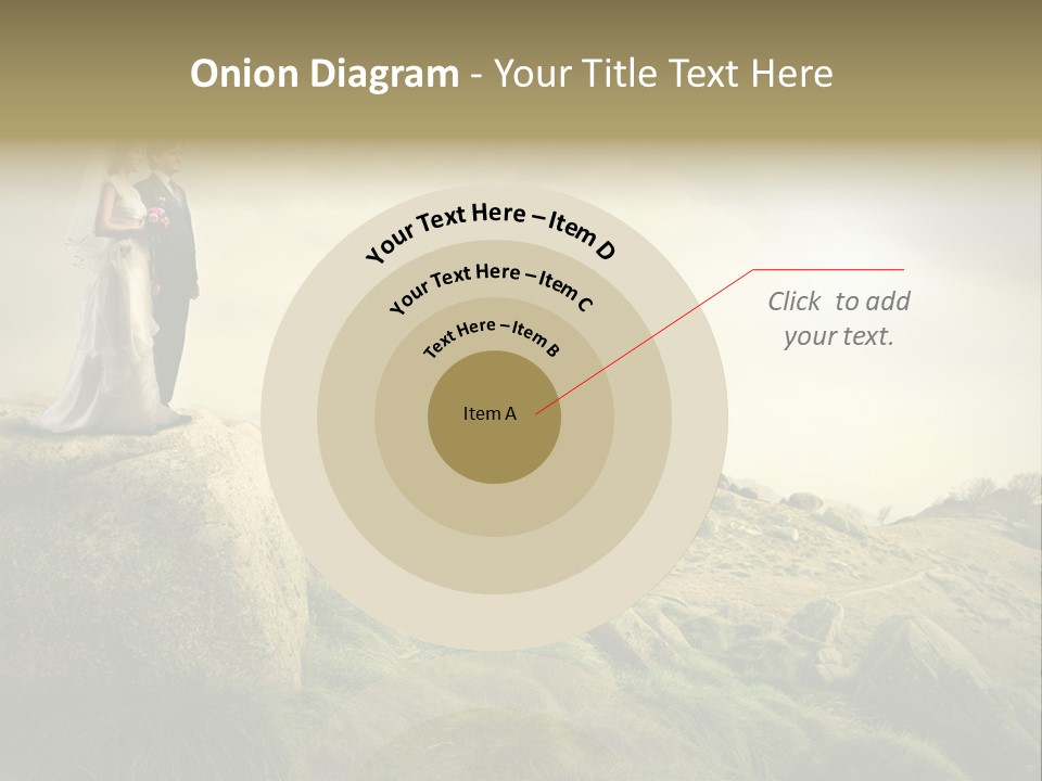 Marriage Look Caucasian PowerPoint Template
