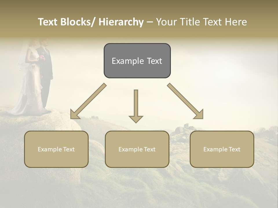 Marriage Look Caucasian PowerPoint Template