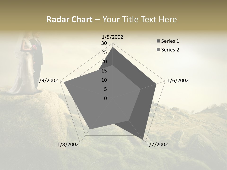 Marriage Look Caucasian PowerPoint Template