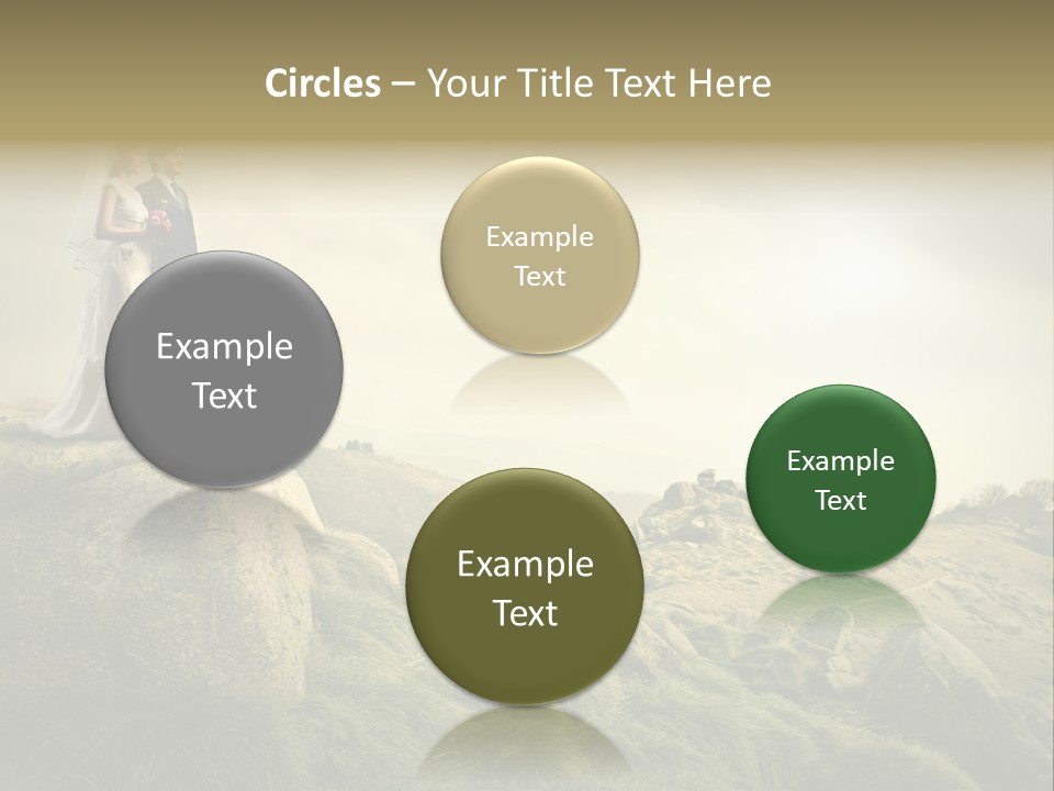 Marriage Look Caucasian PowerPoint Template