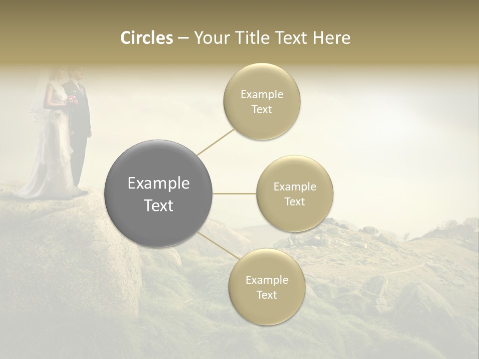 Marriage Look Caucasian PowerPoint Template