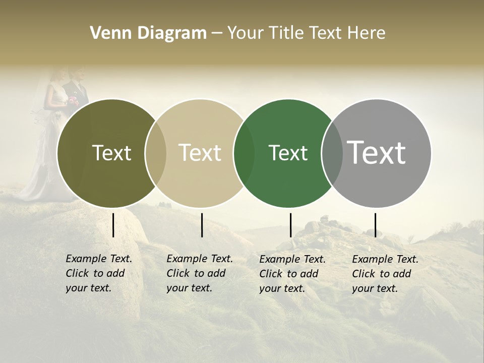Marriage Look Caucasian PowerPoint Template