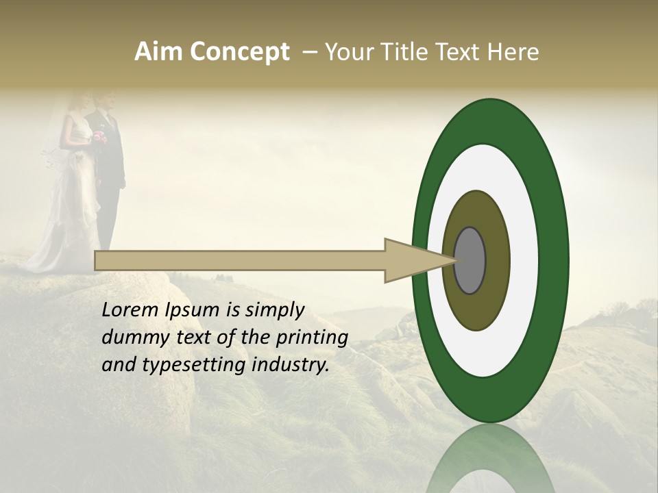 Marriage Look Caucasian PowerPoint Template