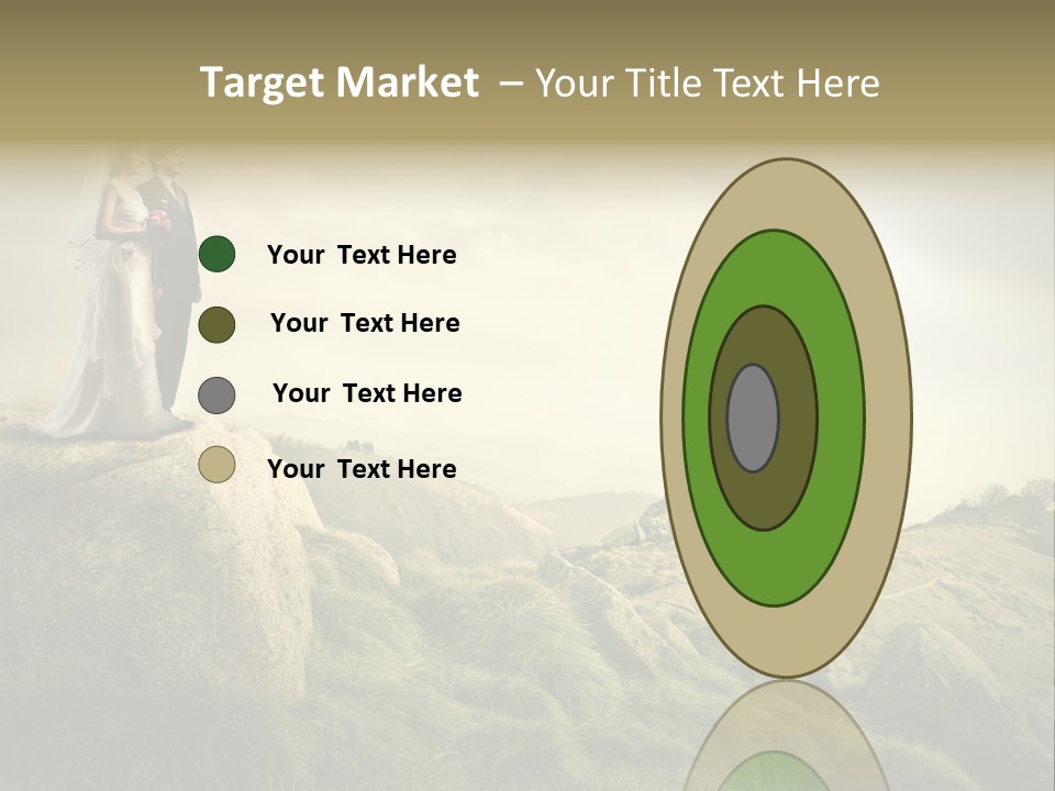 Marriage Look Caucasian PowerPoint Template