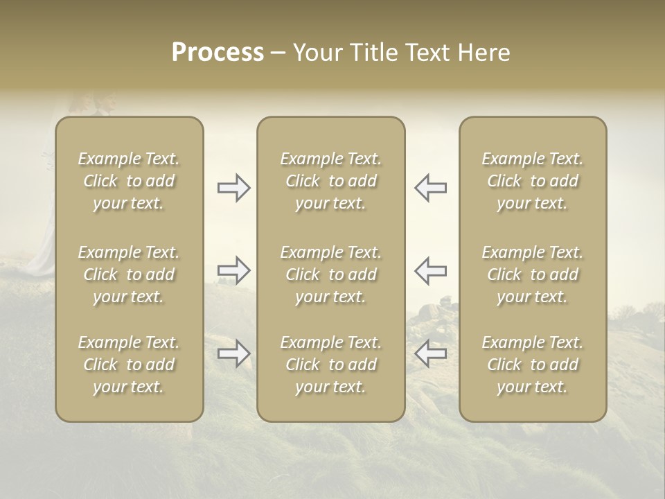 Marriage Look Caucasian PowerPoint Template
