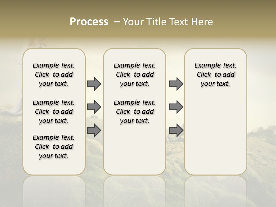 Marriage Look Caucasian PowerPoint Template
