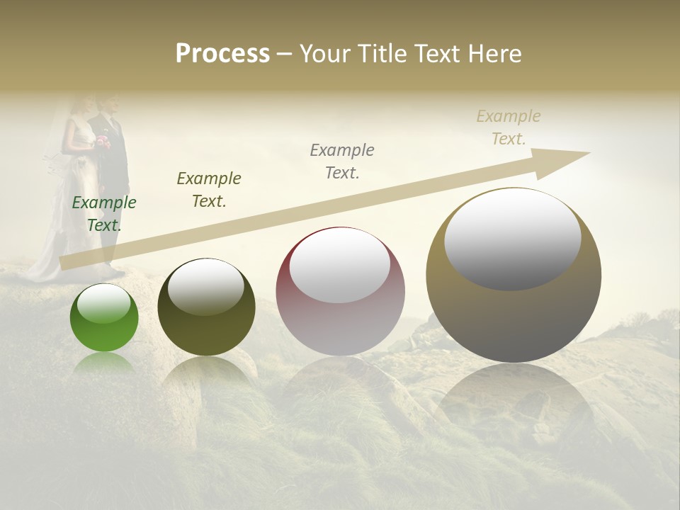 Marriage Look Caucasian PowerPoint Template