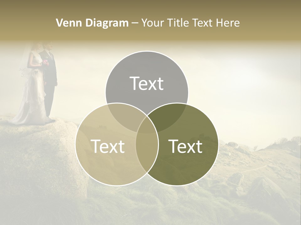 Marriage Look Caucasian PowerPoint Template