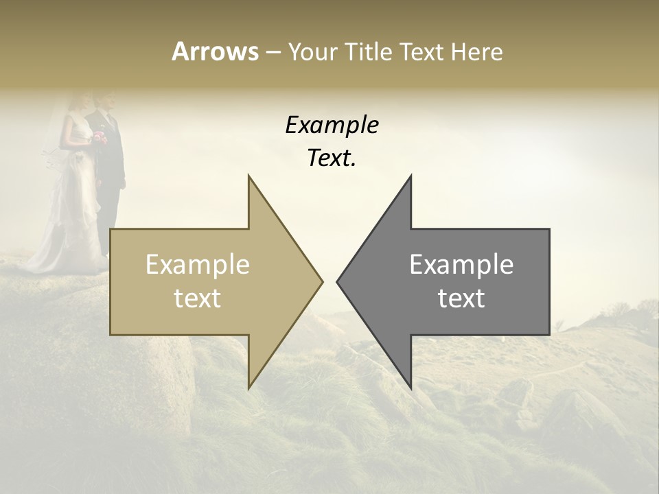 Marriage Look Caucasian PowerPoint Template