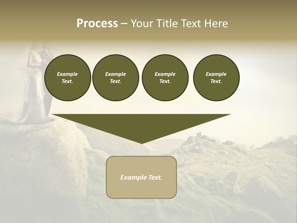 Marriage Look Caucasian PowerPoint Template