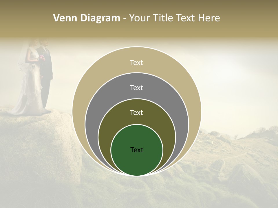Marriage Look Caucasian PowerPoint Template