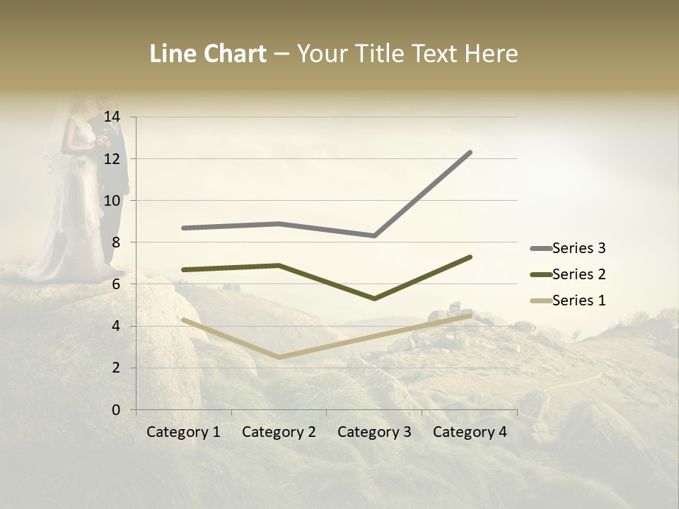 Marriage Look Caucasian PowerPoint Template