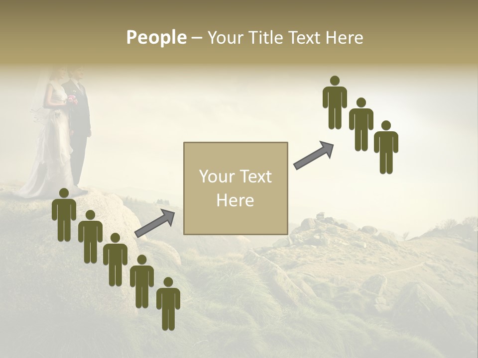 Marriage Look Caucasian PowerPoint Template