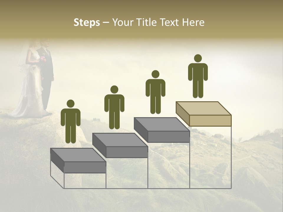 Marriage Look Caucasian PowerPoint Template