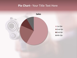 Alertness Gun Pistol PowerPoint Template