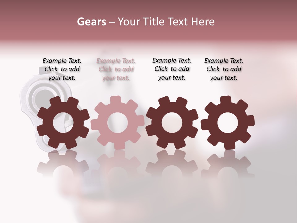 Alertness Gun Pistol PowerPoint Template