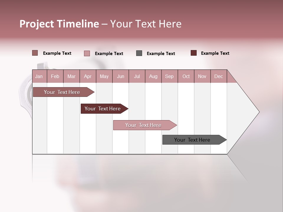 Alertness Gun Pistol PowerPoint Template